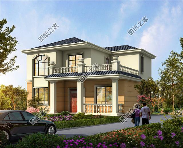 廣東農村自建房圖，簡約大氣，想低調都不行