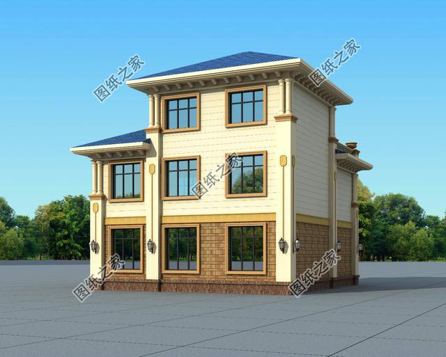 廣東農村自建房圖，簡約大氣，想低調都不行