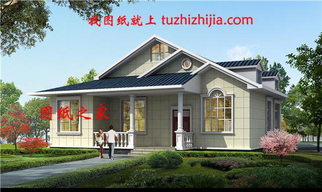 農村自建房設計圖一層10萬，給父母建養老房首選，好看不貴