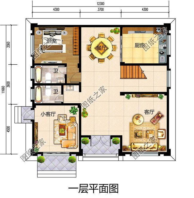 五套四層超豪華別墅外觀圖，這樣的房子簡直太帥啦！