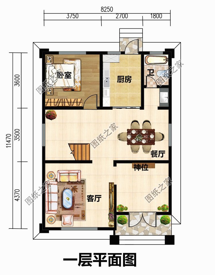 農(nóng)村90平米二層設(shè)計(jì)圖，小宅基地蓋起來(lái)照樣驚艷