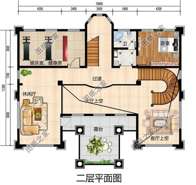 自建房16x12米設計圖紙，一層到四層都有，看的我都想建房了
