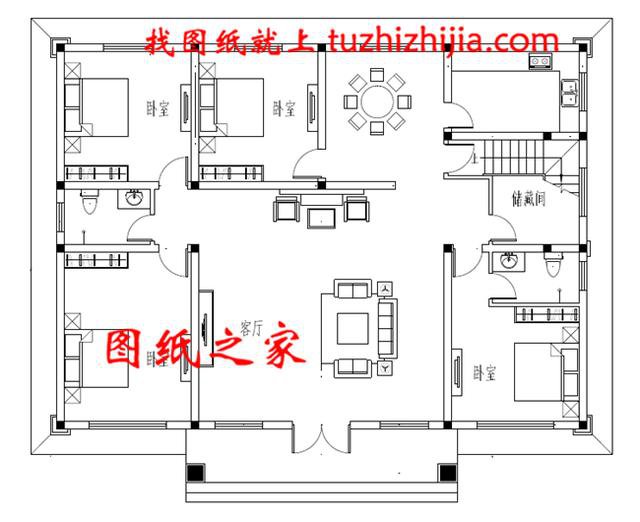 自建房16x12米設計圖紙，一層到四層都有，看的我都想建房了