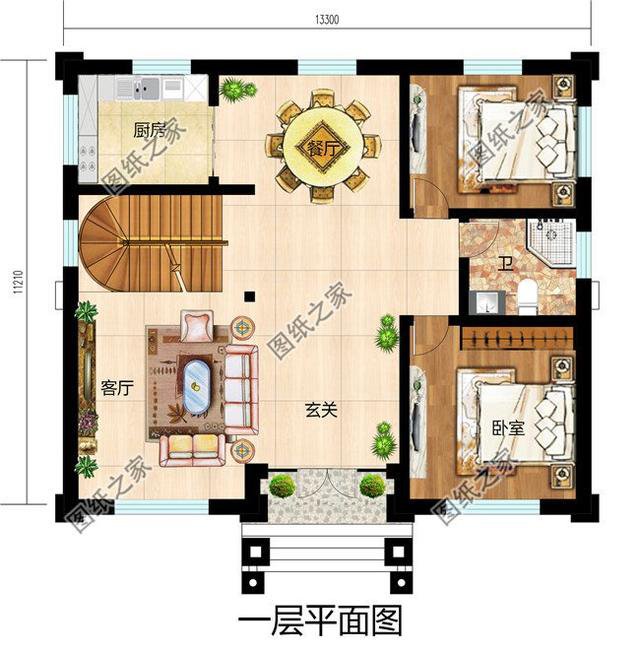 2026農村新款別墅圖帶地下室，經濟實用，你想要的層數都有