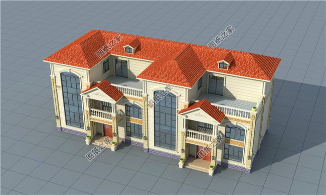 農村雙拼自建房300平米，造價預算60萬左右，真值！