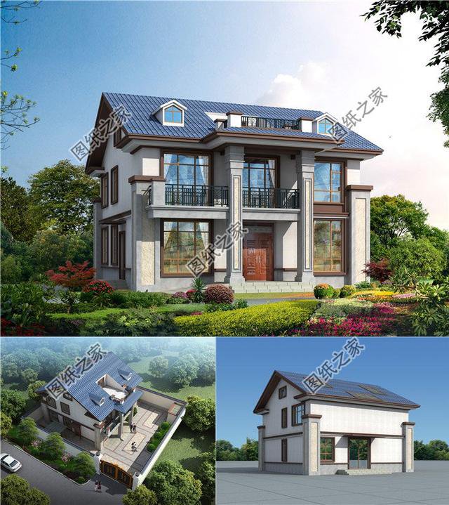 自建房二層12x14米設計圖，簡潔實用，回鄉建房就這樣建