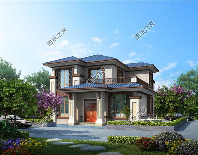 自建房二層12x14米設計圖，簡潔實用，回鄉建房就這樣建