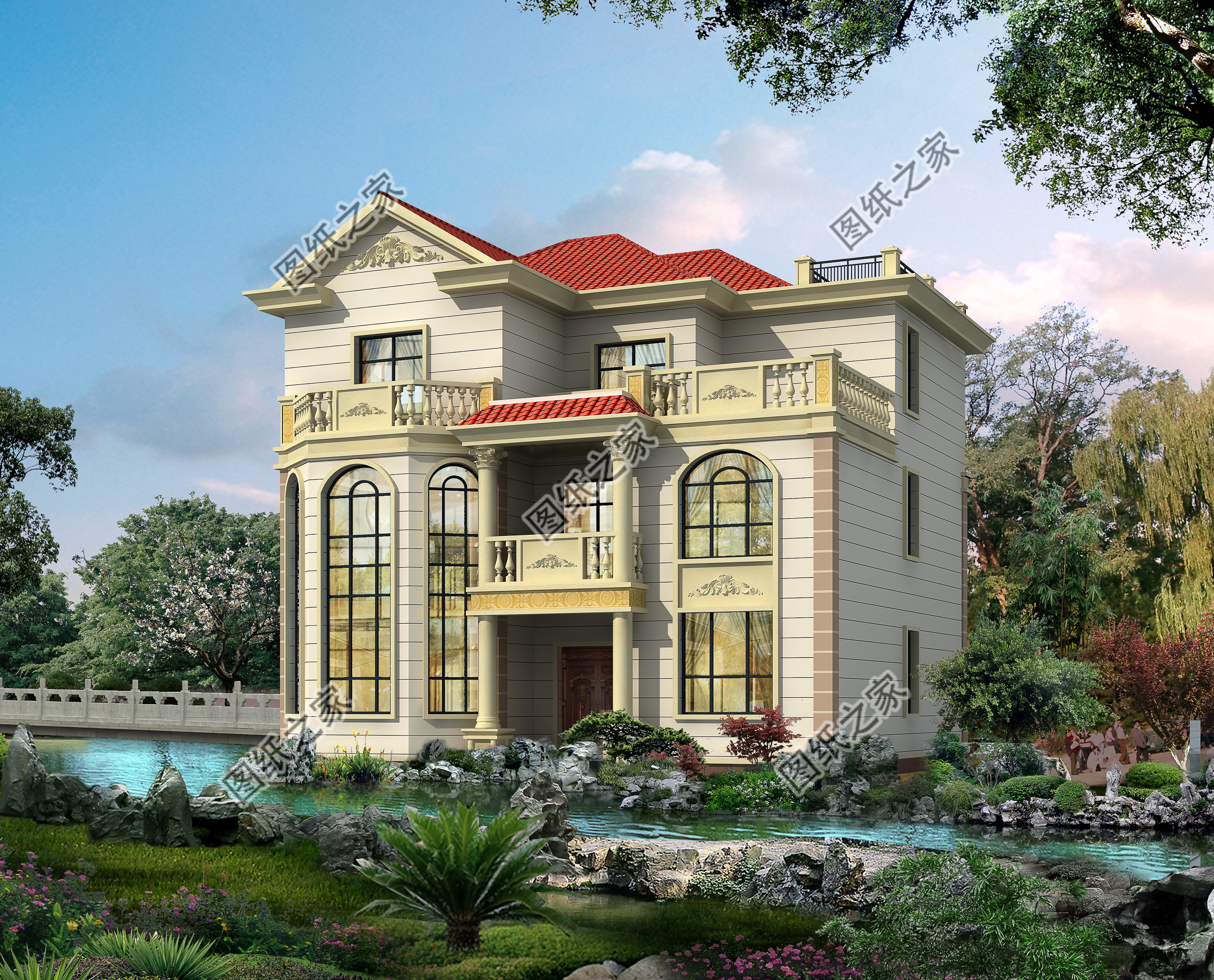 農村最漂亮的三層別墅圖片，90后必看，美呆了