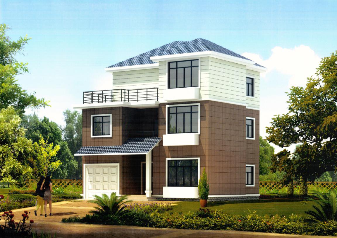 2026年新款三層別墅圖帶車庫，家人都喜歡第二款，鄰居卻看中了第一款