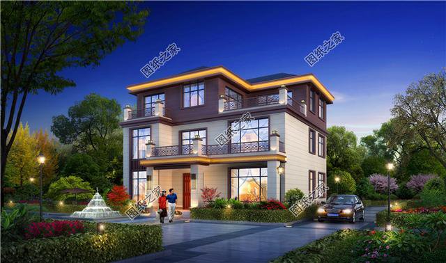 農村簡單漂亮三層樓設計圖，戶型方正布局好，為你打造心儀之家