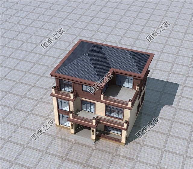 農村簡單漂亮三層樓設計圖，戶型方正布局好，為你打造心儀之家