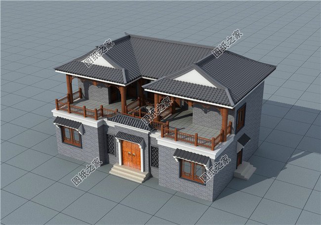 15×10農村二層戶型圖，造價低性價比高，農村建一棟未免太好看