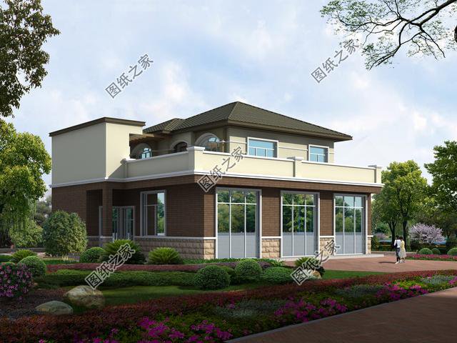 鄉(xiāng)村自建房屋設(shè)計圖，接地氣的二層小樓，全部送給你