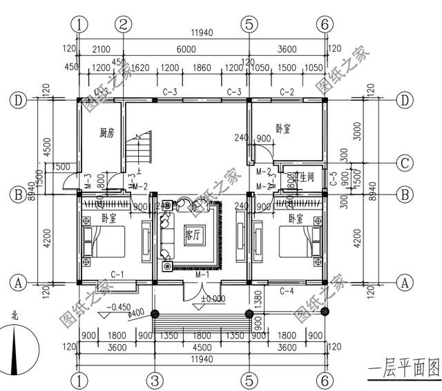 鄉(xiāng)村自建房屋設(shè)計圖，接地氣的二層小樓，全部送給你