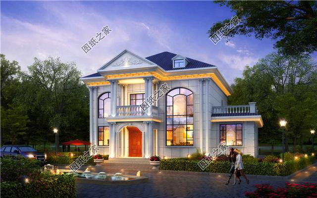 2026最新款二層別墅圖，外觀簡單漂亮，回鄉建房就選它