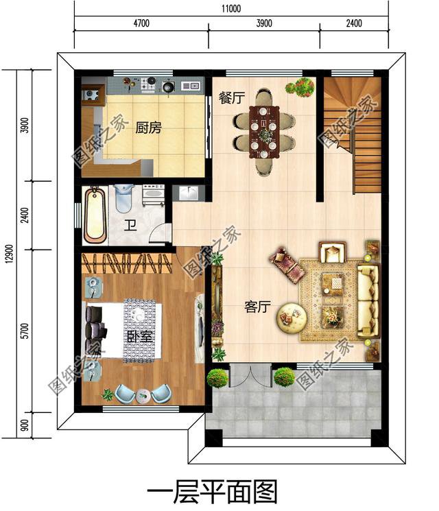 農村20萬左右自建房設計圖二層，農村有地的收藏了去蓋