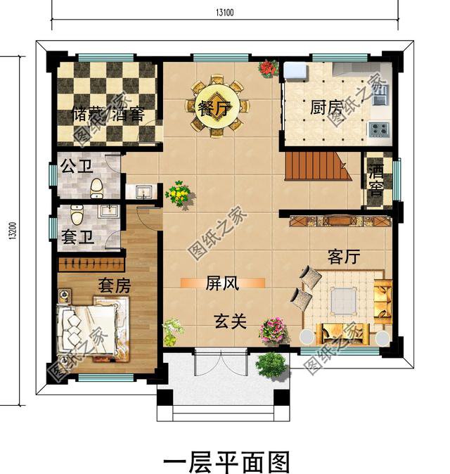 農村20萬左右自建房設計圖二層，農村有地的收藏了去蓋