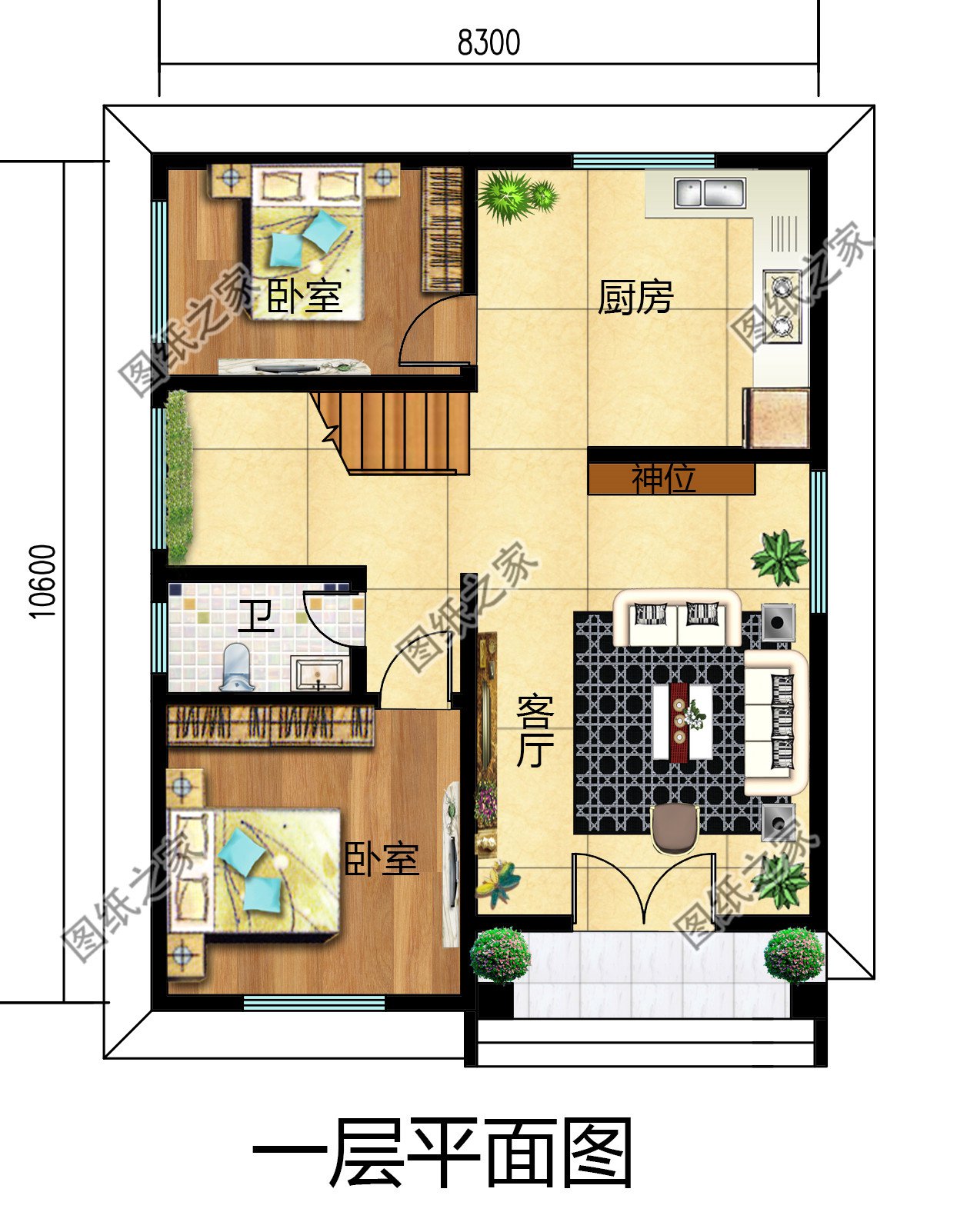 農(nóng)村90平米二層設(shè)計圖，最經(jīng)典，過完年正好可以建
