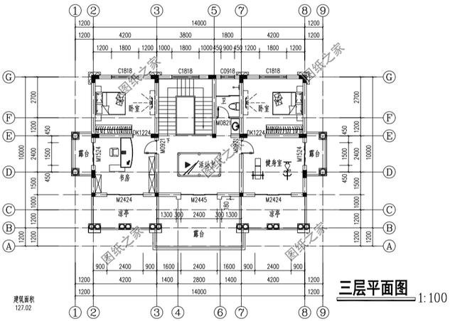 三層農村自建房實景圖平面圖，快來看看三層別墅怎么建！