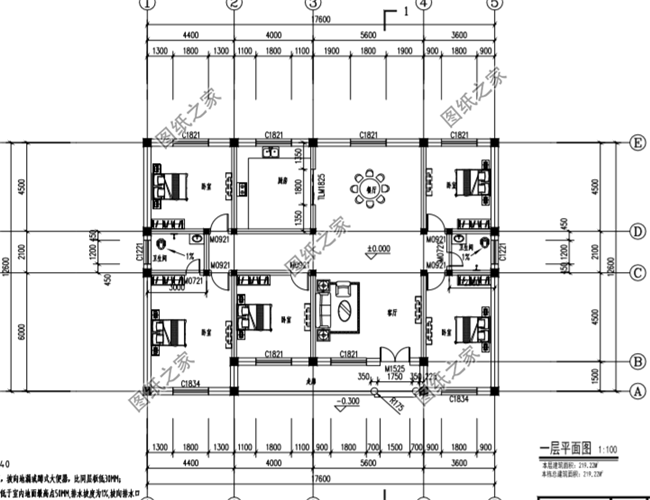 還在猶豫沒有一層五房一廳的設計圖嗎？這四款戶型美觀大方通透，鄰居見了都說好