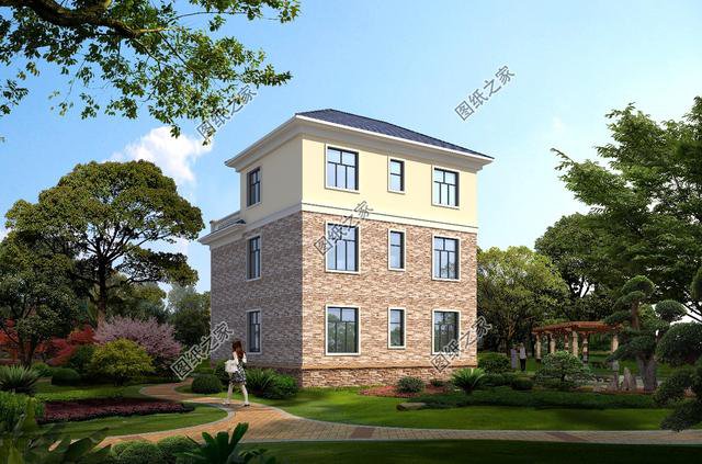 10×12米三層小別墅圖， 好看實用造價還不高，舒適感爆棚！