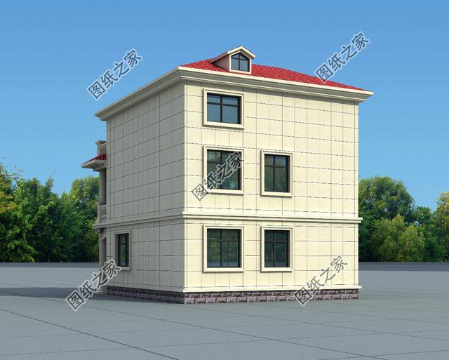 占地90平方三層自建房設(shè)計(jì)，小戶型不等于土氣，看看你就知道了