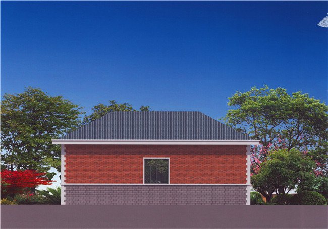 五款最受農(nóng)村喜歡的四間平房設計圖大全集，平房蓋好了照樣比別墅美