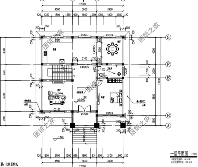 不用過于高大上，12×13二層房屋設計圖就是不錯的選擇，戶型合理