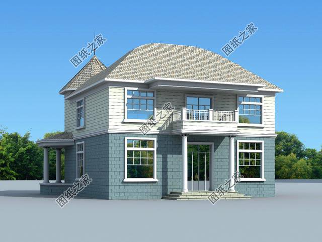 農村復式二層半別墅圖，這樣建的房子，住著更舒適