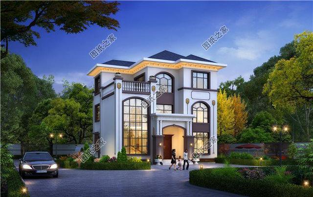 農村復式二層半別墅圖，這樣建的房子，住著更舒適