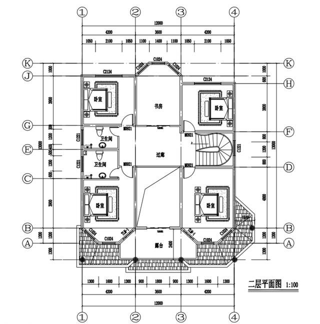 農村復式二層半別墅圖，這樣建的房子，住著更舒適