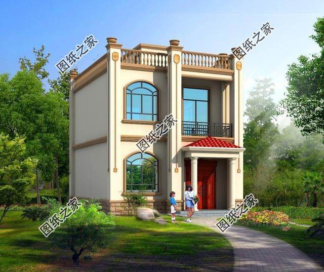 15萬之內的二層自建房設計圖，適合農村生活，不用借錢就能蓋