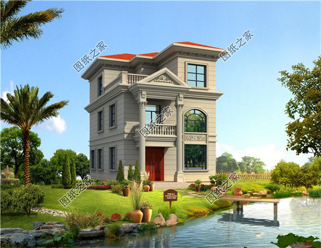 四款農村兩間三層樓房新款圖，含平面圖，收藏過年回家建一棟