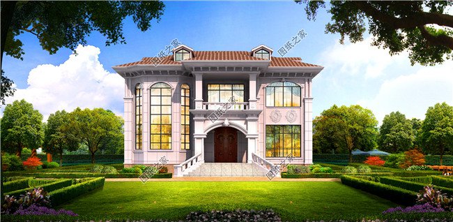 大戶型的二層別墅設(shè)計圖，16米×12的房屋設(shè)計圖給你掙足了面子