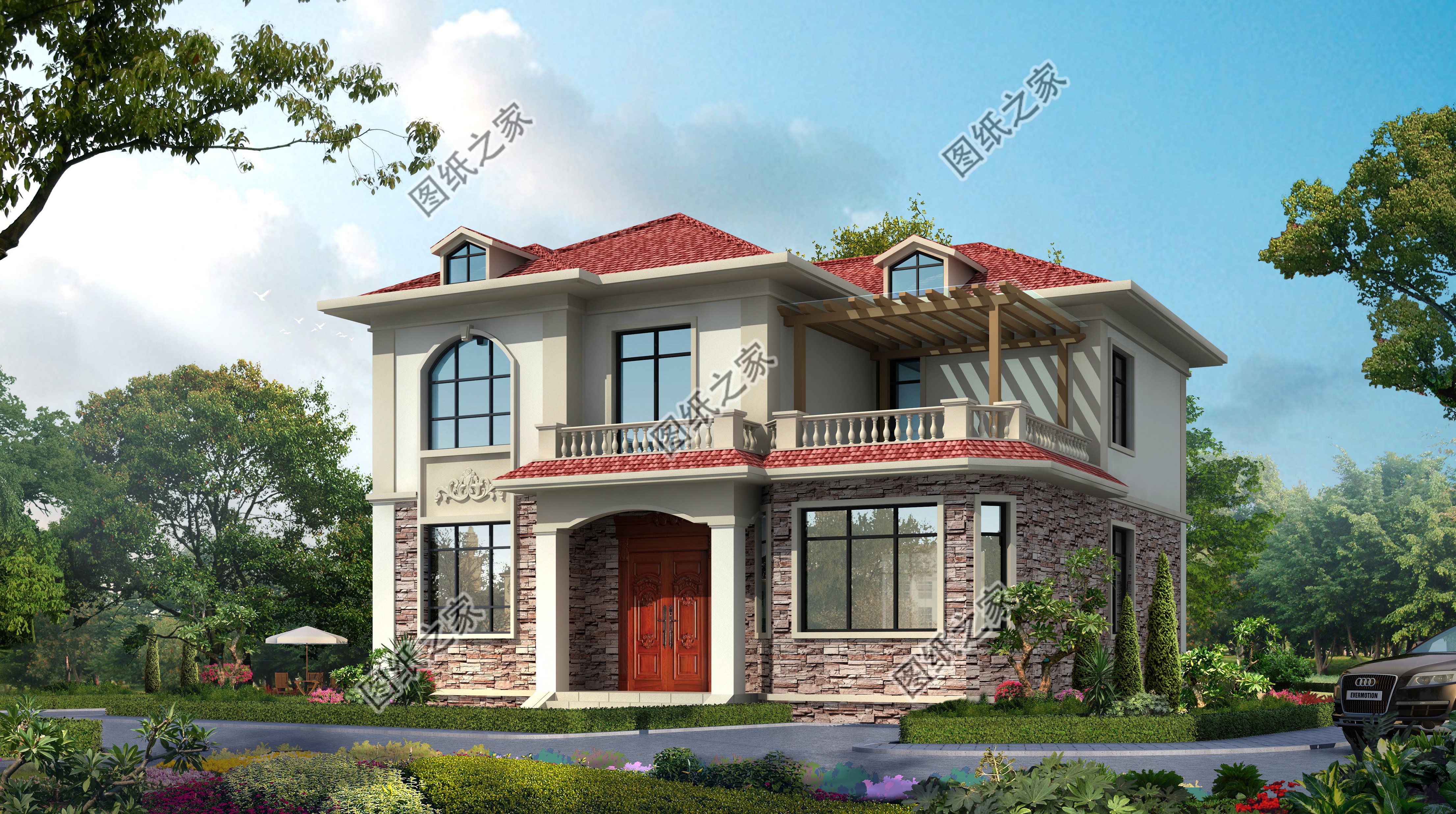 12米*12米農村建房設計圖，經典不過時，農村自建房不二的選擇