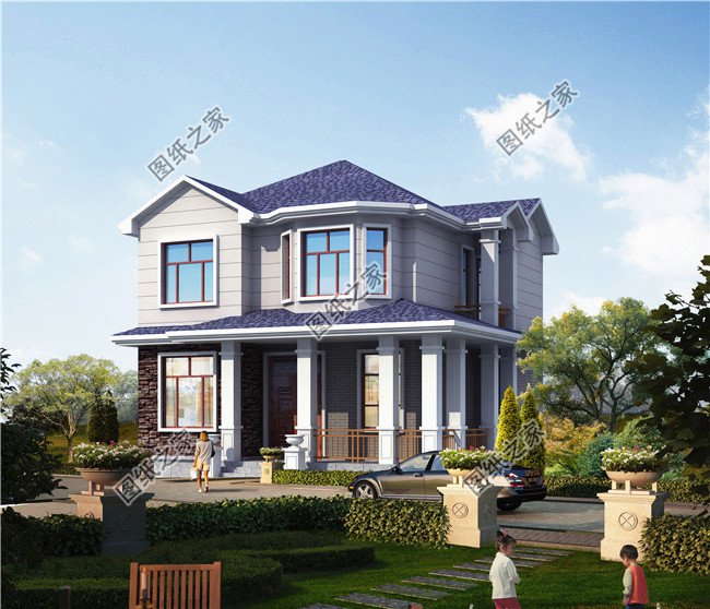 農村八十平米左右自建房圖，空間利用率高不擁擠