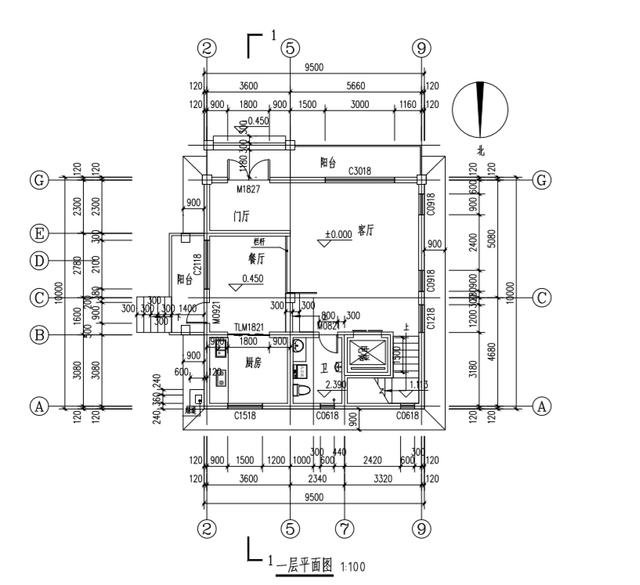農村簡單大氣三層半樓房圖，是近五年最好的投資