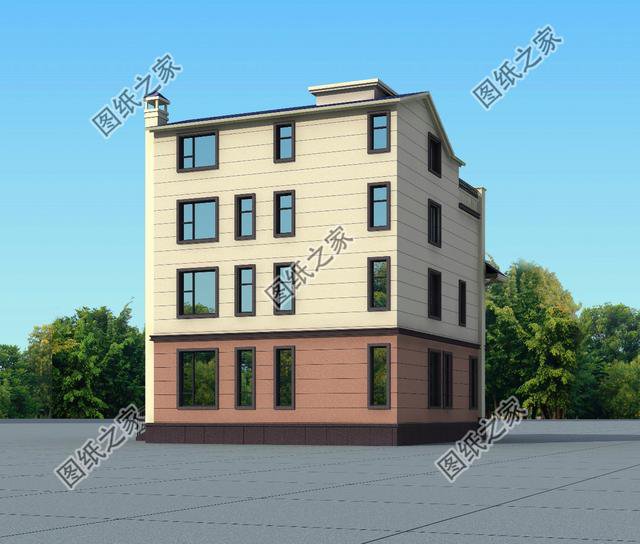 農村簡單大氣三層半樓房圖，是近五年最好的投資