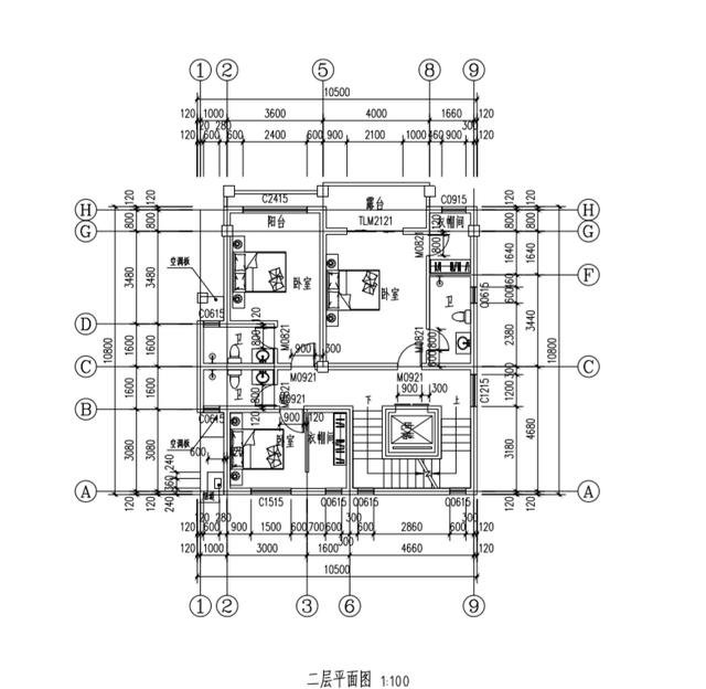 農村簡單大氣三層半樓房圖，是近五年最好的投資