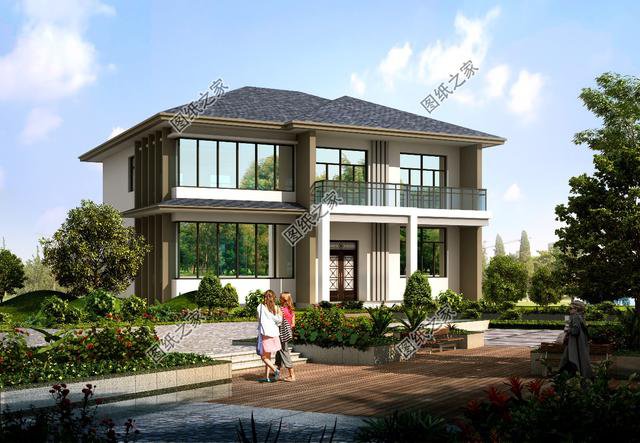 漂亮的農村自建二層普通房，寬敞明亮，夠住也不會顯得空曠