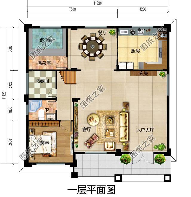 農(nóng)村建房子三層樓圖片，戶型簡單又美觀，適合全家人居住