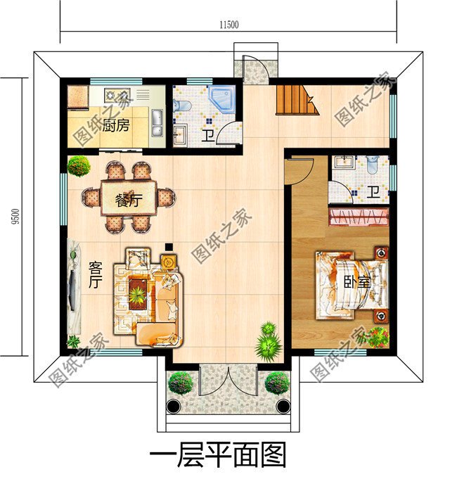 最實(shí)用農(nóng)村二層平頂設(shè)計圖，蓋完絕對不后悔，絲毫不比坡屋頂別墅差