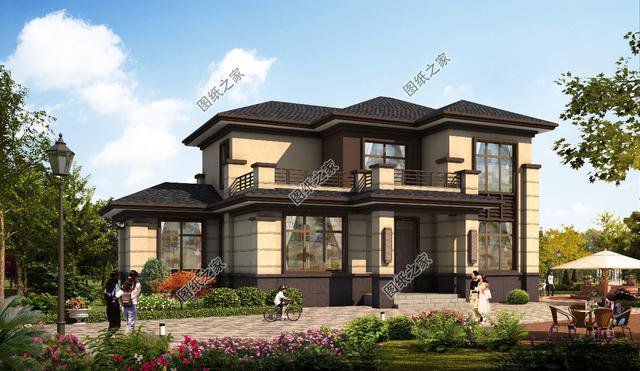 農(nóng)村二層樓簡單大氣效果圖，農(nóng)村建房首選，你心動了嘛