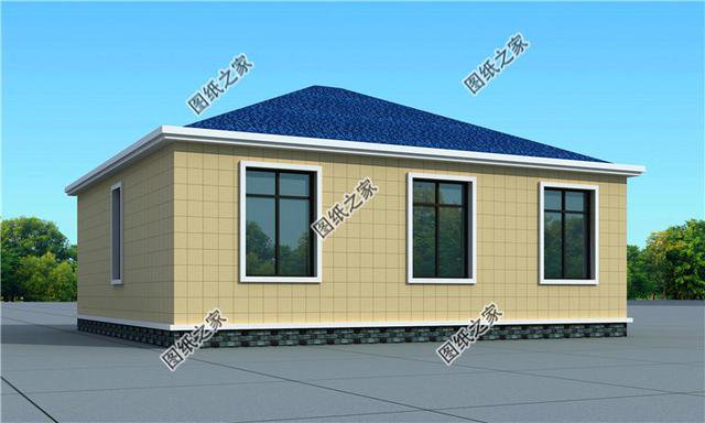 農村三室一廳一廚一衛平房圖，簡單實用，農村建房就要這樣建