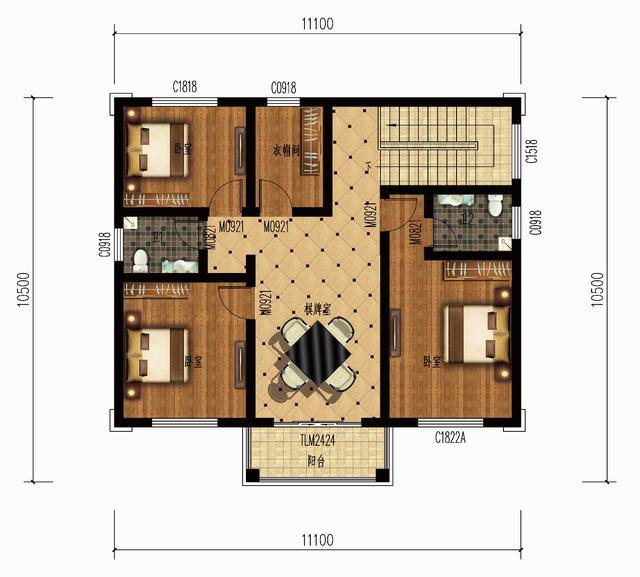 農村普通樓房二層，好看接地氣，尤其是最后一套，美到骨子里