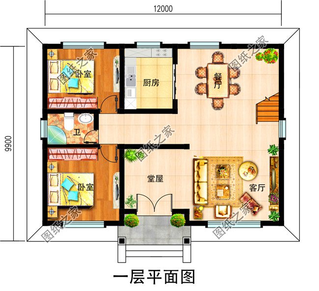 農(nóng)村口袋里錢(qián)不多，建房就看這五套戶型，預(yù)算20萬(wàn)農(nóng)村建房設(shè)計(jì)圖