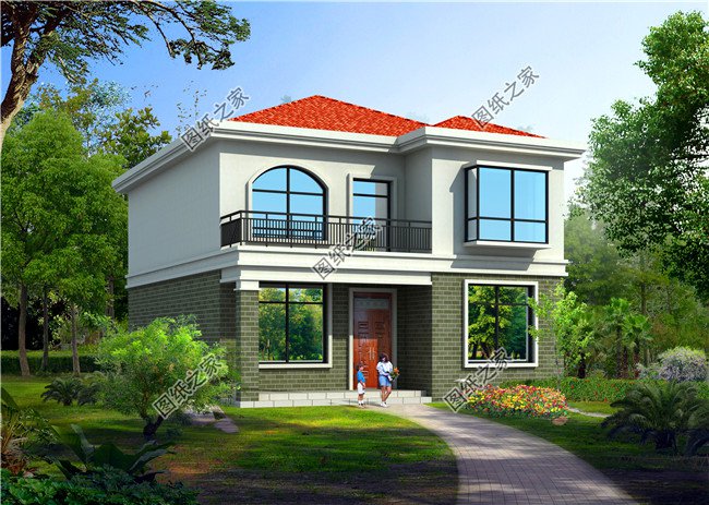 經濟實用型農村15萬元二層小樓圖，造價低，值得建造！