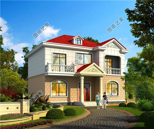 經濟實用型農村15萬元二層小樓圖，造價低，值得建造！