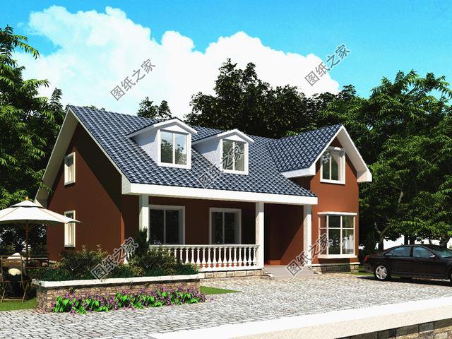 鄉下一層半房子設計圖，既省錢又住的舒適，可以給父母蓋養老房