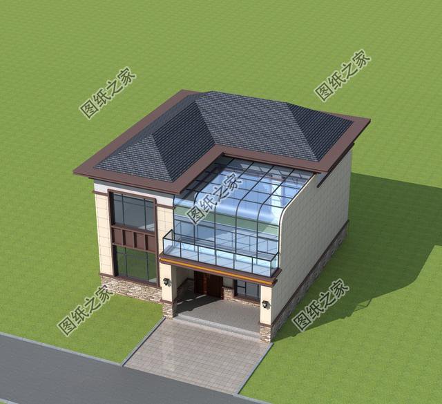 農村簡單二層自建房，80后建房首選，鄰居紛紛來圍觀